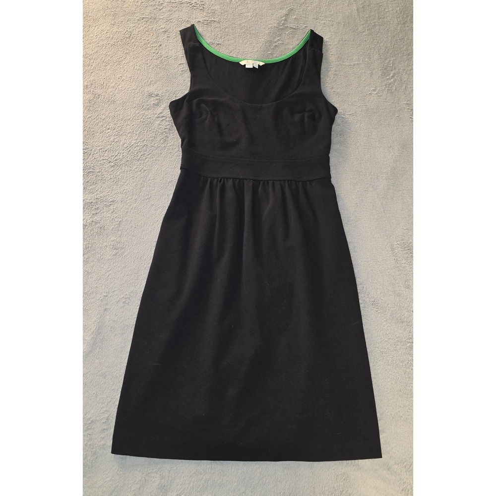 Boden Sleeveless Empire Waist Pocket Side Zip Size US 2R Little Black Dress